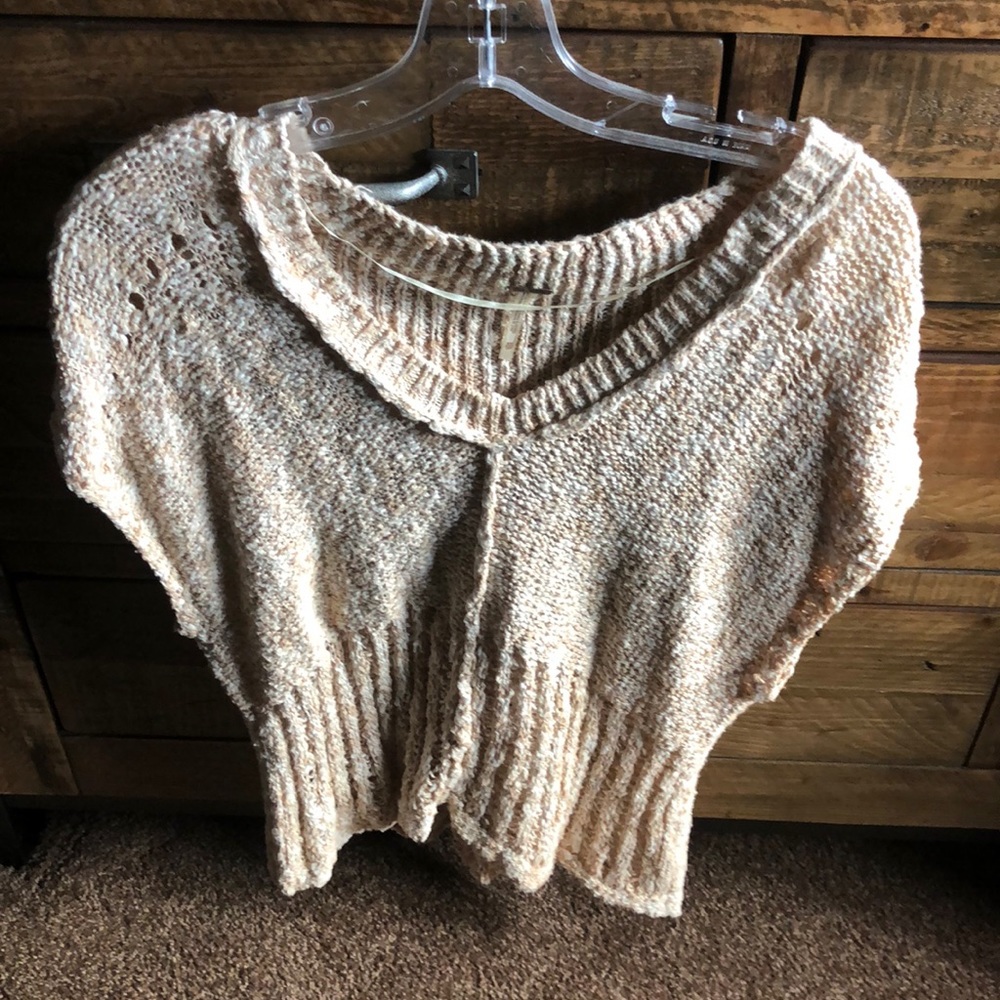 Free people no sleeve sweater